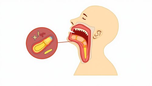 این تصویر عسل در گلو را نشان میدهد